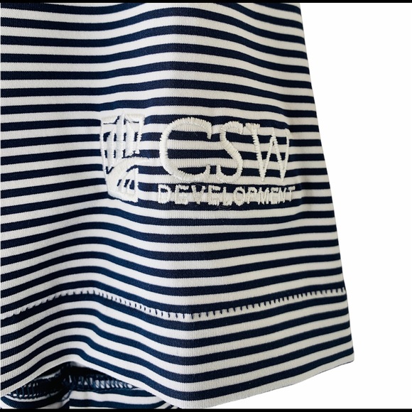 PETER MILLAR Men’s Large Polo Shirt Striped - Picture 6 of 12